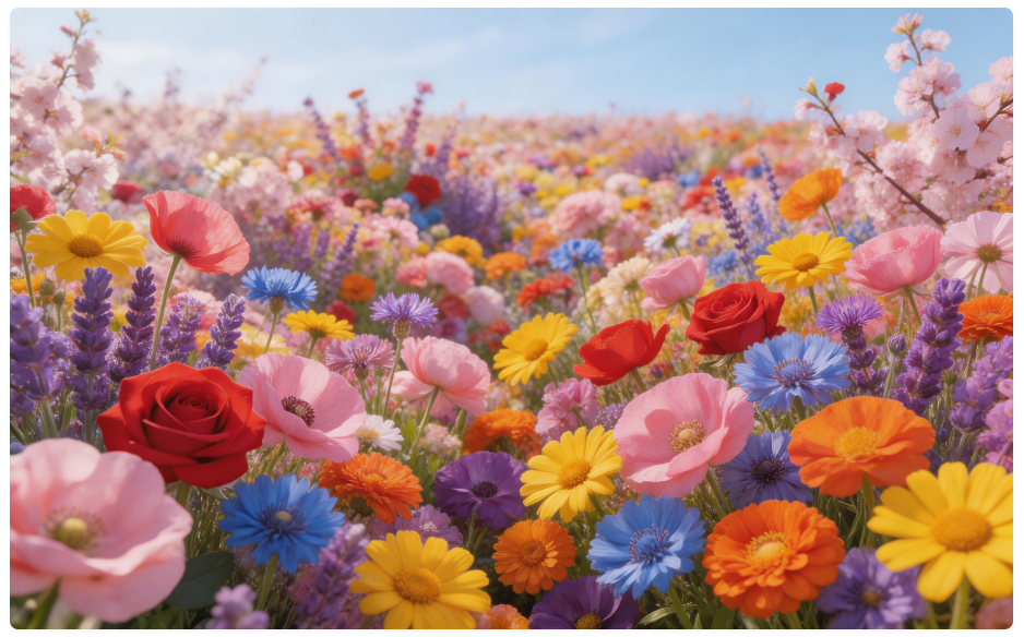 《繁花似锦：邂逅五彩斑斓花朵壁纸之约》