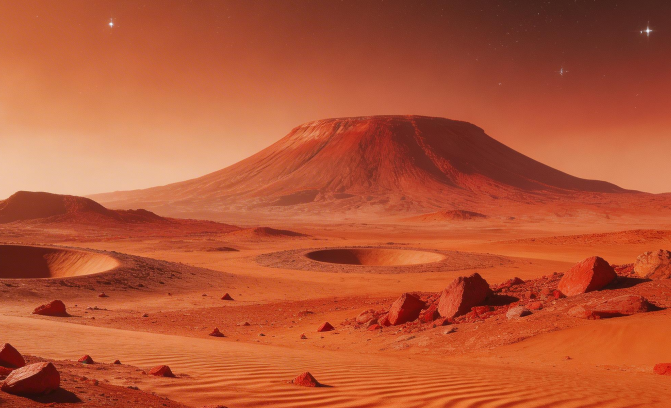 《震撼！2K火星壁纸，带你探秘红色星球的神秘世界》
