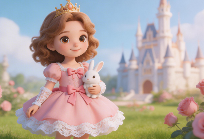 《梦幻来袭！2K卡通小公主壁纸，开启童话般的视觉盛宴》