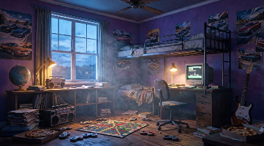 《被时光封存的少年房间》2624×1472